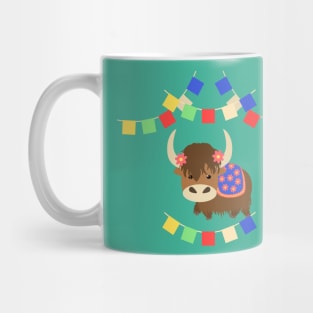 Cute Tibetan Yak Mug